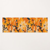 Orange Camouflage, Militär, Armee Yogamatte (Vorderseite (Horizontal))
