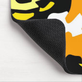 Orange Camouflage Mousepad (Ecke)