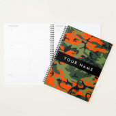 Orange Camouflage Pattern, Ihr Name, Personalisier Planer (Anzeige)