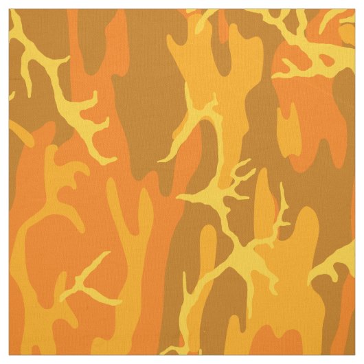 Orange Camouflage Stoff (Muster)