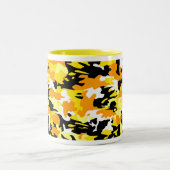 Orange Camouflage Tasse (Mittel)