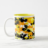 Orange Camouflage Tasse (Links)