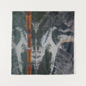 ORANGE CANOE AUF WASSERKÖRPER WANDTEPPICH (Vorderseite (Horizontal))