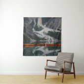 ORANGE CANOE AUF WASSERKÖRPER WANDTEPPICH (Beispiel)