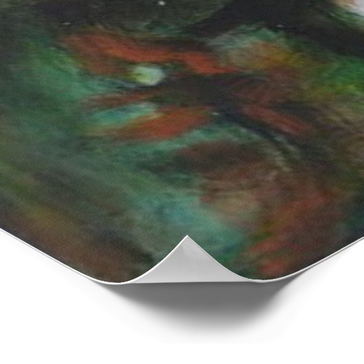 Orange Canvas Print Poster (Ecke)