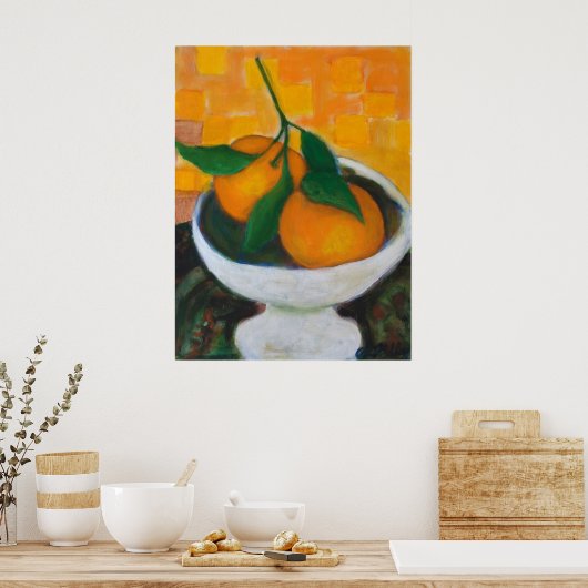 Orange Canvas Print Poster (Küche)