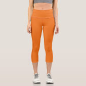 Orange Capri Leggings (Vorderseite)