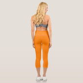 Orange Capri Leggings (Rückseite)