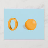 Orange Card Postkarte (Vorderseite)