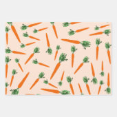 Orange Carrot Pattern Geschenkpapier Set (Vorderseite 3)