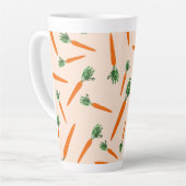 Orange Carrot Pattern Milchtasse (Linke Ecke)