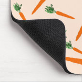 Orange Carrot Pattern Mousepad (Ecke)