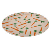 Orange Carrot Pattern Schneidebrett (Ecke)