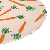 Orange Carrot Pattern Schneidebrett (Ecke)