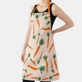 Orange Carrot Pattern Schürze (InSitu)