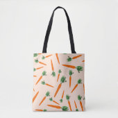 Orange Carrot Pattern Tasche (Vorderseite)