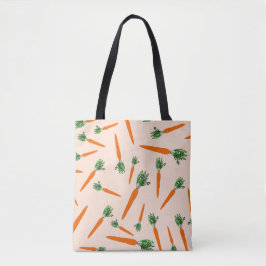 Orange Carrot Pattern Tasche