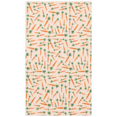 Orange Carrot Pattern Tischdecke (Vorderseite)