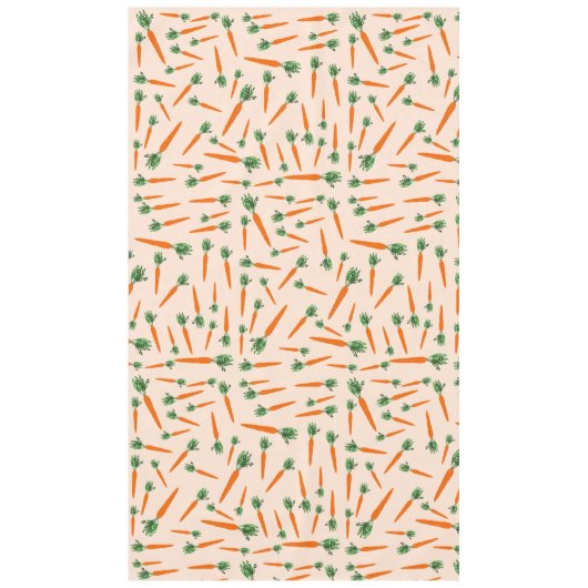 Orange Carrot Pattern Tischdecke (Vorderseite)