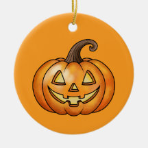 Orange Cartoon Pumpkin mit benutzerdefiniertem Tex