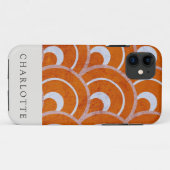 Orange Case-Mate iPhone Hülle (Rückseite (Horizontal))