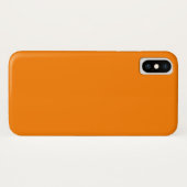 Orange Case-Mate iPhone Hülle (Rückseite (Horizontal))