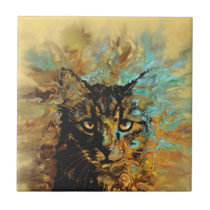 Orange Cat 617 Fliese