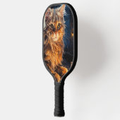 Orange Cat and Cafe Terrace at Night inspired by V Pickleball Schläger (Links)