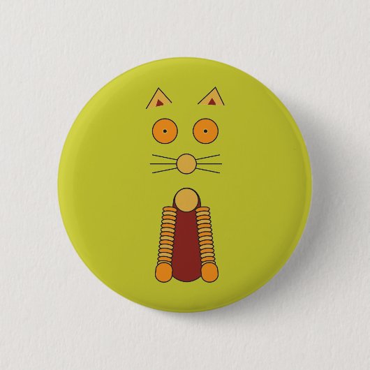 Orange CAT Button (Vorderseite)