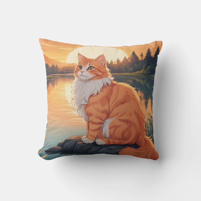 Orange Cat by Lake Kissen (Vorderseite)