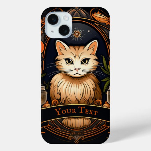 Orange Cat Case-Mate iPhone Hülle (Rückseite)