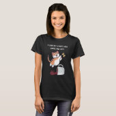 Orange Cat Coffee Tasse Chat T-Shirt (Vorne ganz)