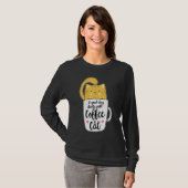 Orange Cat Coffee Tasse Chat T-Shirt (Vorne ganz)
