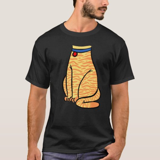Orange Cat Costume - Halloween Cat Outfit T-Shirt (Vorderseite)