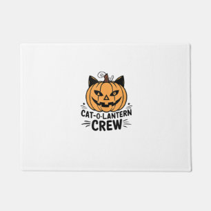 Orange Cat Costume - Niedliche Halloween-Kürbislat Fußmatte