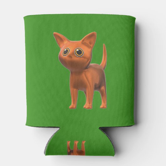 Orange Cat Dosenkühler (Rückseite)