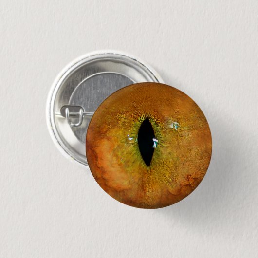 Orange Cat Eye Button (Vorne & Hinten)