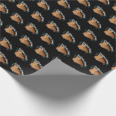 Orange Cat - Feline Good Puppe Geschenkpapier (Ecke)
