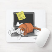 Orange Cat Funny Laptop Mousepad (Mit Mouse)