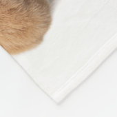 Orange Cat Lay Down Fleecedecke (Ecke)