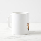 Orange Cat Lay Down Kaffeetasse (Vorderseite Links)