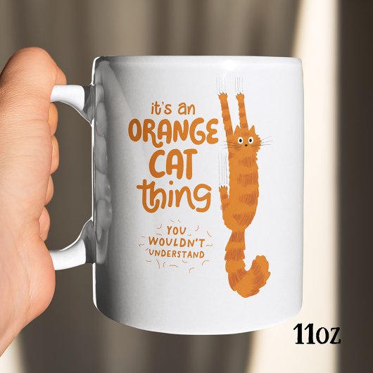 Orange Cat Lover ist ein Orangenkatzenspiel Kaffeetasse