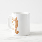 Orange Cat Lover ist ein Orangenkatzenspiel Kaffeetasse (Vorderseite Links)