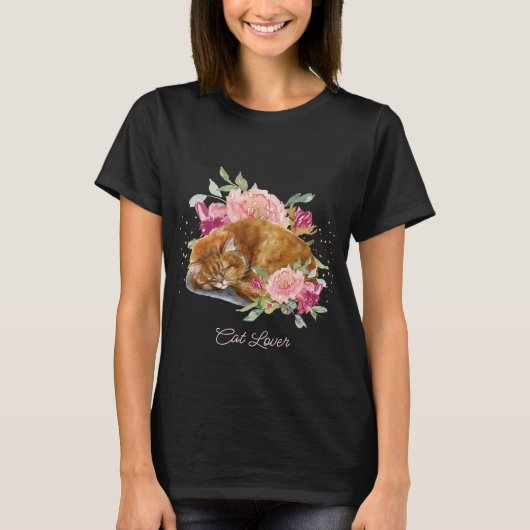 Orange Cat Mama Schönes Geschenk für ihren T - Shi T-Shirt (Vorderseite)