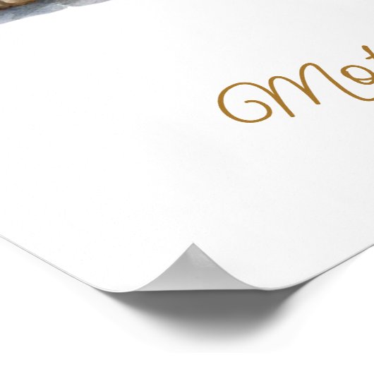 Orange Cat Mommy Beautiful Poster (Ecke)