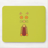 Orange CAT Mousepad (Vorne)
