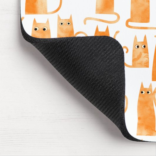 Orange Cat Mousepad (Ecke)