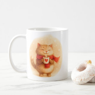 Orange Cat Mug for Cat Lovers Kaffeetasse