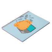 Orange Cat Notizblock (Linke Seite)