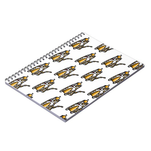 Orange Cat Notizblock (Linke Seite)